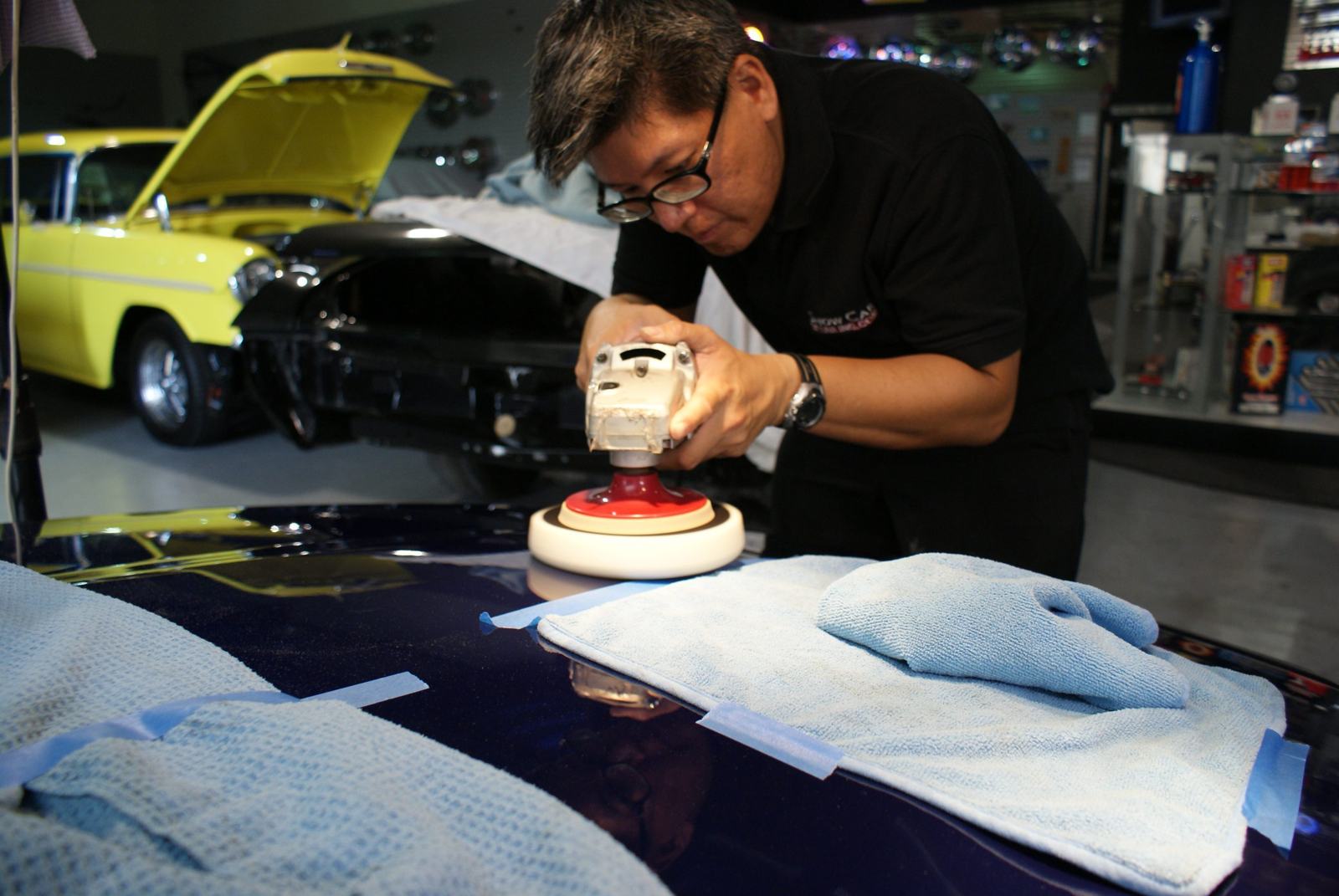 Buffing at a MINI meet — the community that started it all