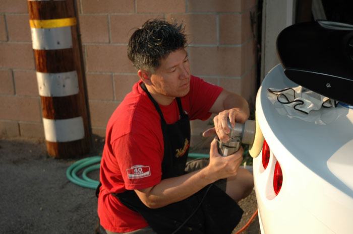 Paint correction on a MINI — the work that built the name