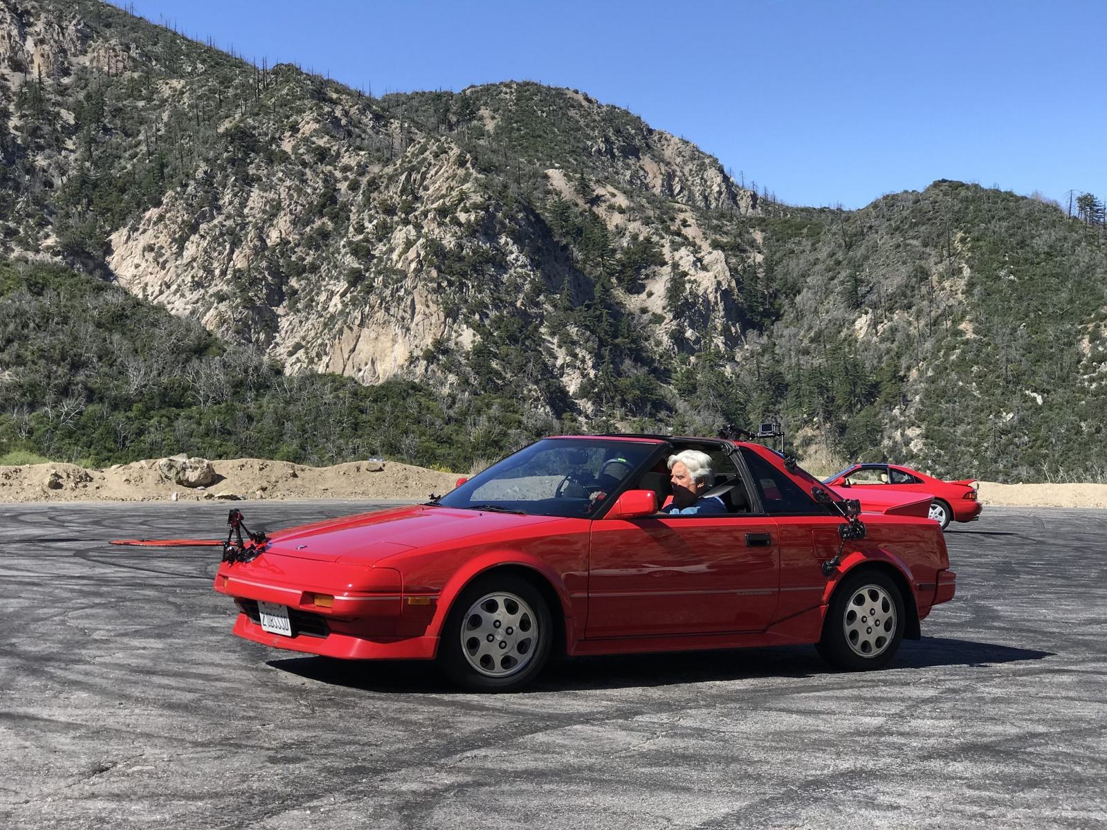 Richard and Jay discussing the MR2's history and preservation