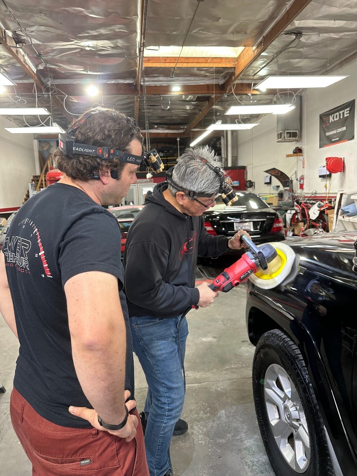 At Jay Leno's Big Dog Garage — the MR2 and the man who built it