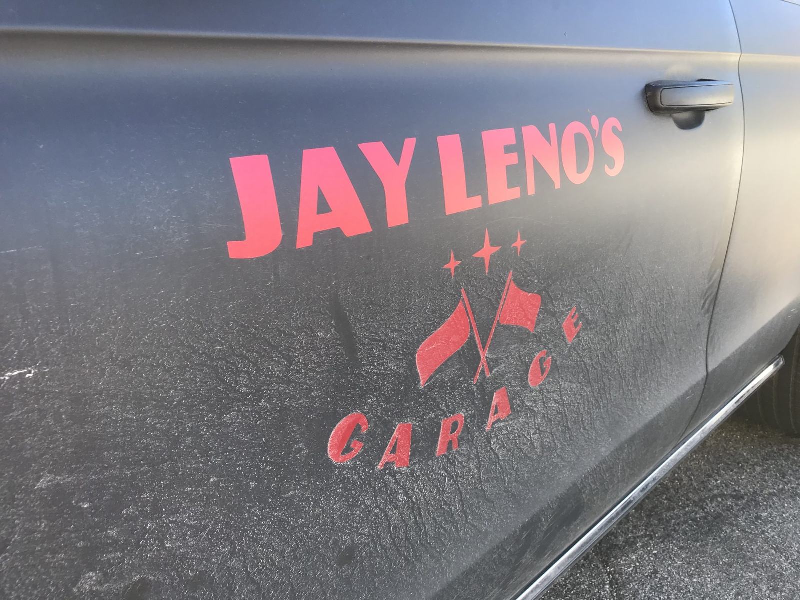 Richard Lin with Jay Leno — two car people who appreciate originality
