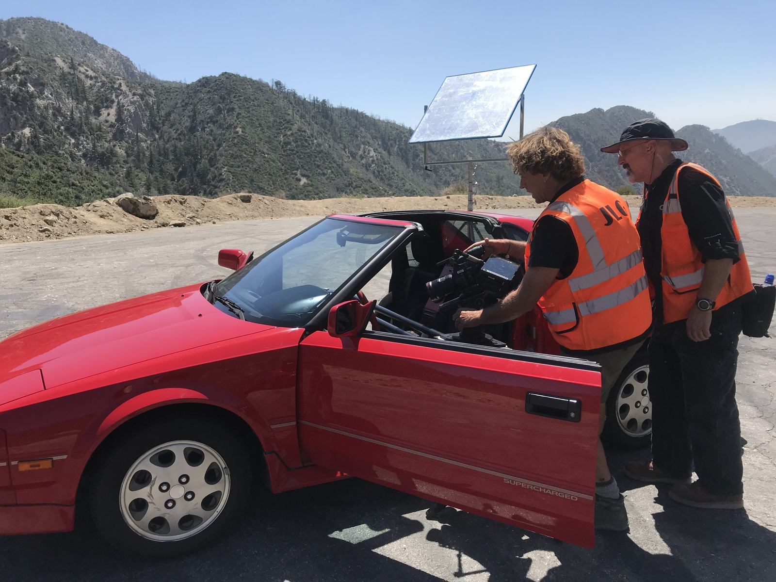 Richard explaining the CS-II ceramic coating process to Jay